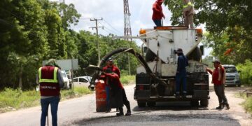 Rehabilita gobierno de Ana Paty Peralta entrada/salida de Cancún - Mérida