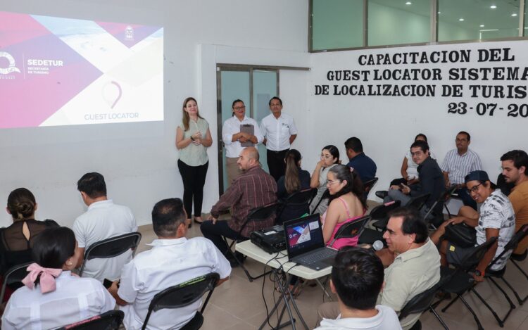 Capacitan a representantes de hoteles de Puerto Morelos sobre el sistema "Guest Locator"