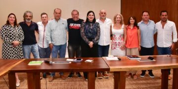 Se reúne Estefanía Mercado con empresarios y anuncia creación del S9 para la construcción integral de la paz en Solidaridad