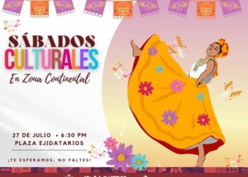 Invitan a familias de Ciudad Mujeres a los sábados culturales en Plaza Ejidatarios