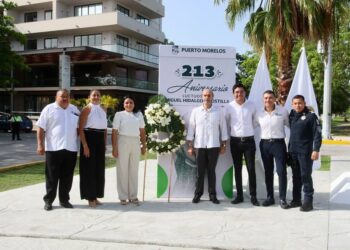 Puerto Morelos recuerda la valentía y el inquebrantable espíritu de Miguel Hidalgo y Costilla