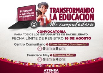 Atenea Gómez amplía programa de subsidio de computadoras en Isla Mujeres