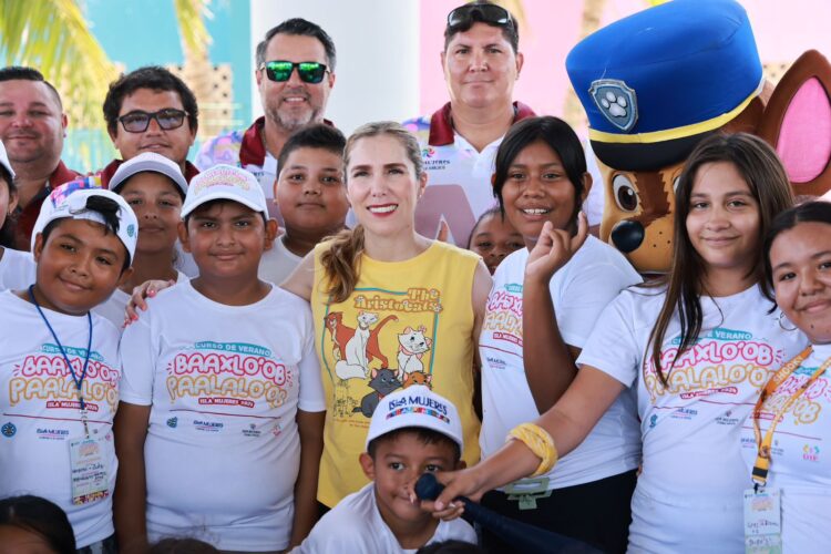 Promueve Atenea Gómez infancias sanas a través del Curso de Verano “Baaxlob’ob Paalalo’ob“