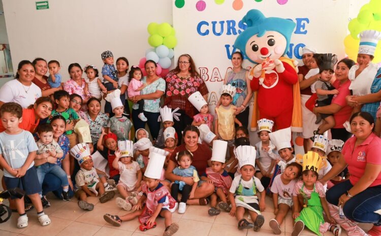 Promueve Atenea Gómez Ricalde infancias sanas y felices en Isla Mujeres