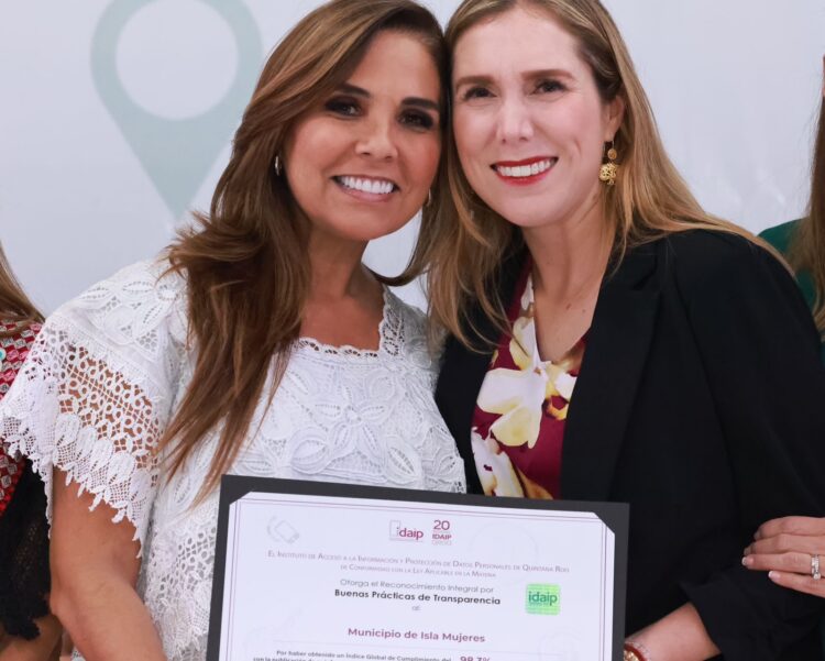 Gobierno de Atenea Gómez recibe reconocimiento ‘Buenas Prácticas de Transparencia’