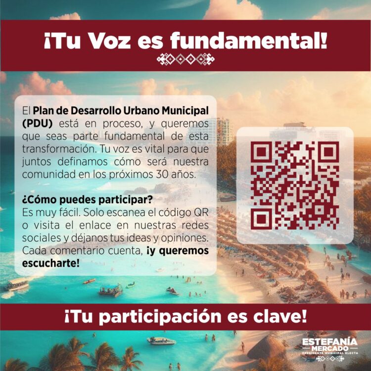 Inicia Estefanía Mercado cruzada con los ciudadanos para construir el PDU de Solidaridad