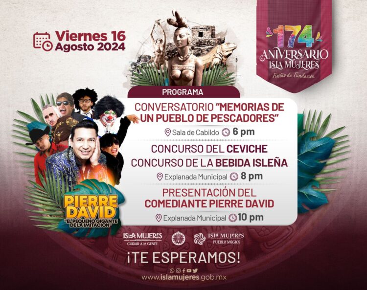 Gobierno de Isla Mujeres invita a a tradicionales concursos del Ceviche y Cóctel