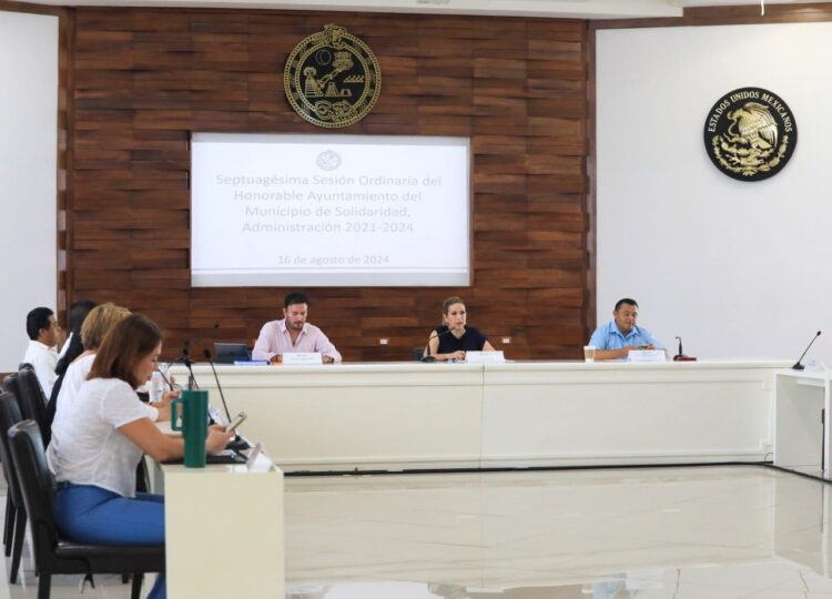 Playa del Carmen fortalece servicios con acuerdos aprobados en cabildo