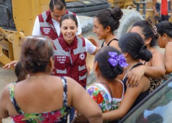 Ana Paty Peralta supervisa reconstrucción de pavimentos en arterias de la ciudad