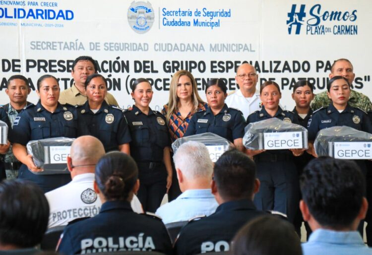 Playa del Carmen hace frente a la extorsión con un grupo especializado de policías