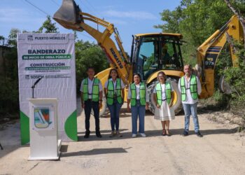 Gobierno de Blanca Merari mejora calidad de vida en zona urbana de Puerto Morelos