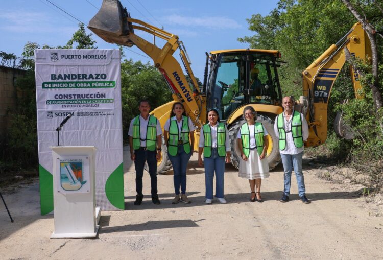 Gobierno de Blanca Merari mejora calidad de vida en zona urbana de Puerto Morelos