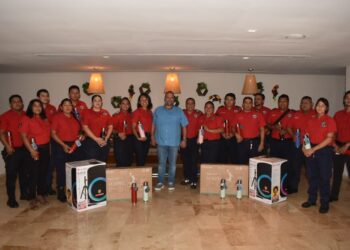 Celebran a tragahumos de Puerto Morelos