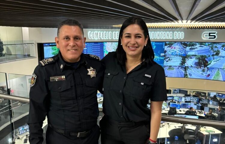 Estefanía Mercado sostiene productiva reunión con titular de la SSC de Quintana Roo