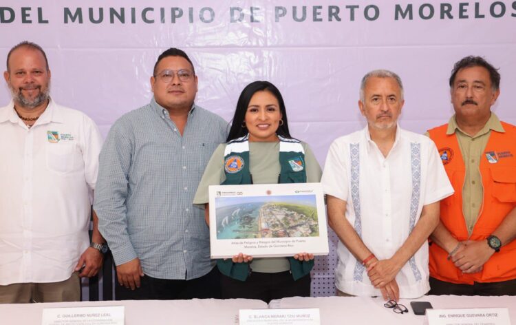 Gobierno de Puerto Morelos presenta su atlas de riesgos
