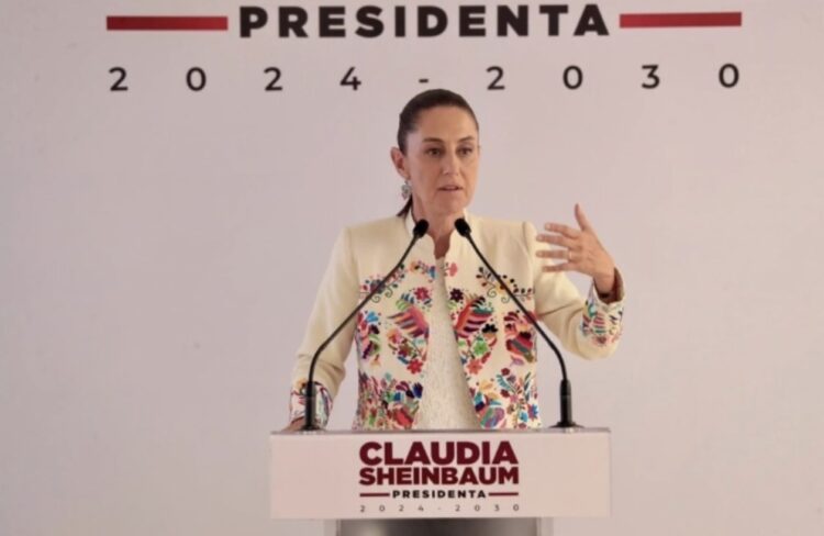 Claudia Sheinbaum, presidenta, determina el Tribunal Electoral