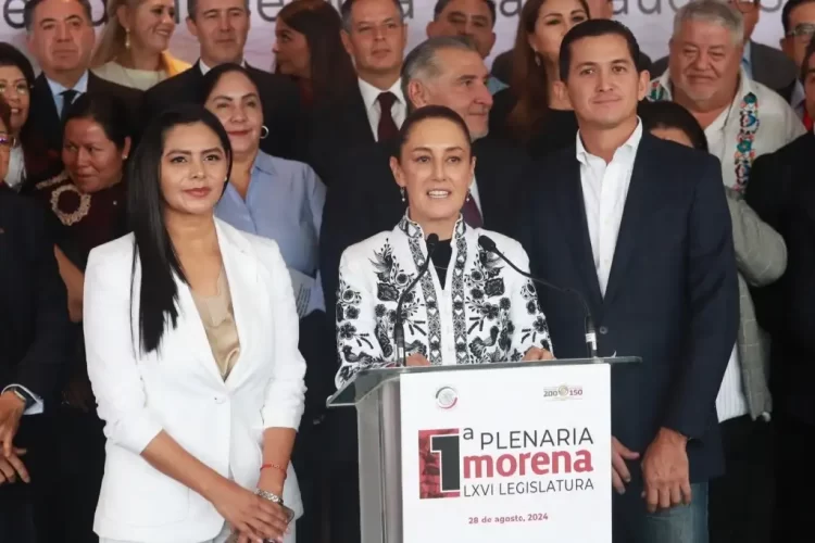 Recibe Claudia Sheinbaum a dos senadores electos del PRD que se suman a Morena