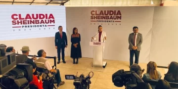 Zaldívar, a la coordinación de Política y Gobierno, anuncia Sheinbaum