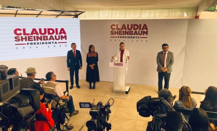 Zaldívar, a la coordinación de Política y Gobierno, anuncia Sheinbaum