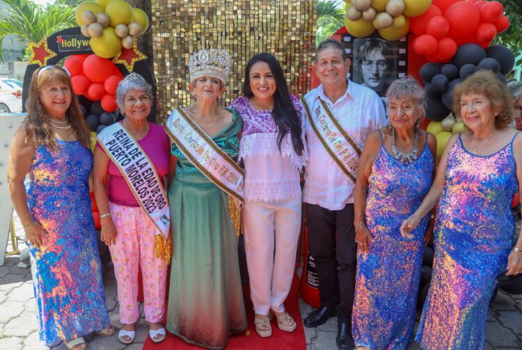 Blanca Merari celebra con abuelitos el XV Aniversario de la Casa del Adulto Mayor de Puerto Morelos