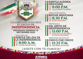 Anuncia gobierno de Isla Mujeres programa del Grito de Independencia