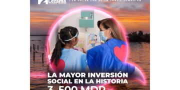 Mayor inversión social en la historia de Quintana Roo, 3 mil 500 mdp, informa Mara Lezama