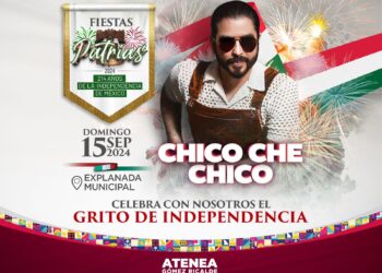 Anuncia gobierno de Isla Mujeres gran baile de Chico Che Chico para celebrar el Grito de Independencia