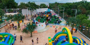 Llega la justicia social a Ciudad Mujeres con obras que transforman