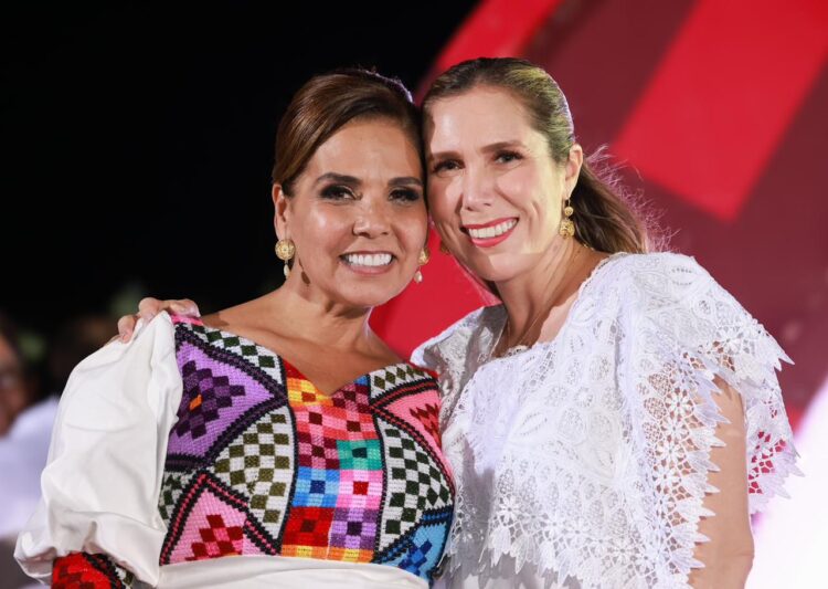 Atenea Gómez reconoce el trabajo de la primera mujer Gobernadora de Quintana Roo