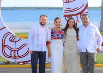Agradece Ana Paty Peralta el apoyo incondicional de Mara Lezama en la transformación de Cancún