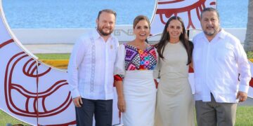 Agradece Ana Paty Peralta el apoyo incondicional de Mara Lezama en la transformación de Cancún