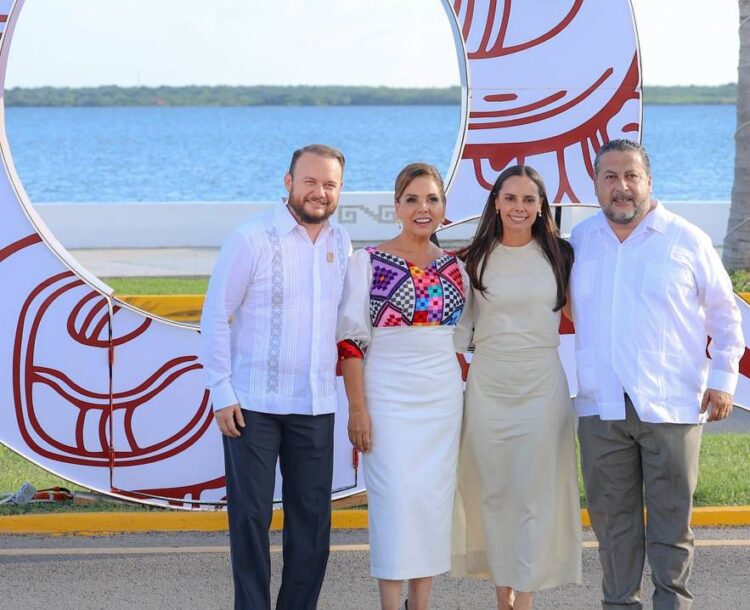 Agradece Ana Paty Peralta el apoyo incondicional de Mara Lezama en la transformación de Cancún