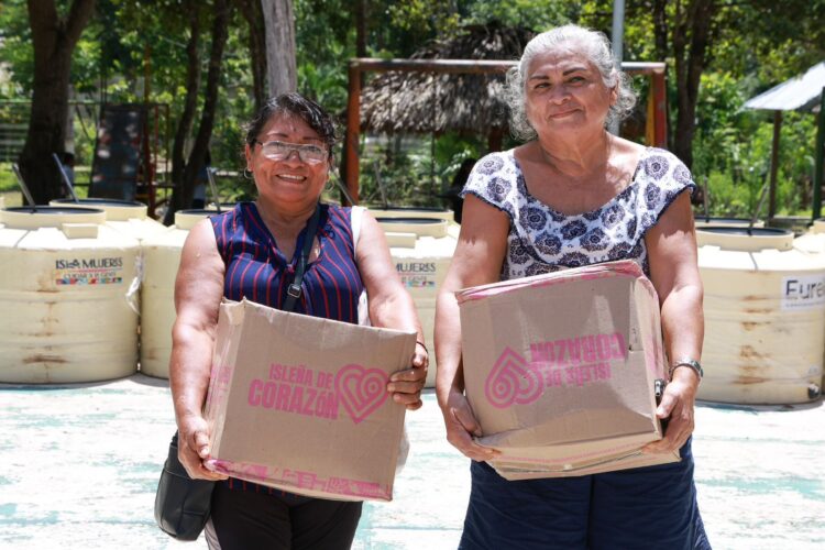 Entrega gobierno de Atenea Gómez cerca de 300 apoyos en la comunidad de Francisco May