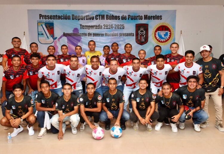 Realizan presentación del Deportivo CTM Búhos de Puerto Morelos