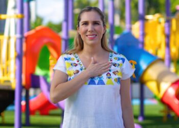 A tres años de su Gobierno, Atenea Gómez construyó 12 parques infantiles en Isla Mujeres