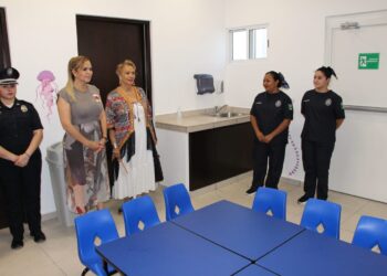 Lili Campos inaugura guardería para hijos de policías