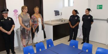 Lili Campos inaugura guardería para hijos de policías