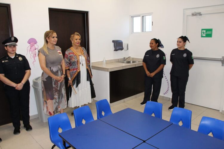 Lili Campos inaugura guardería para hijos de policías