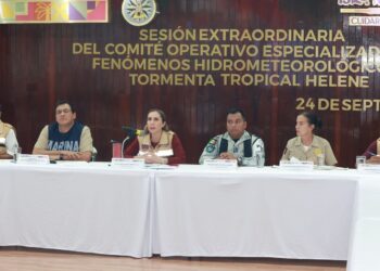Instalan Comité Operativo Especializado en Fenómenos Hidrometeorológicos en Isla Mujeres