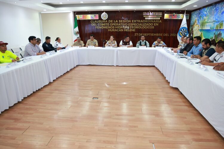 Reportan saldo blanco en Isla Mujeres tras el paso del huracán “Helene”