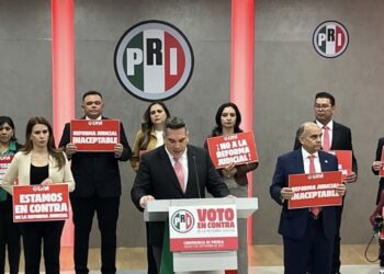 Asistirá bancada completa del PRI a debate en el Senado sobre reforma judicial: Alejandro Moreno