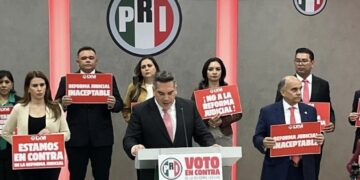 Asistirá bancada completa del PRI a debate en el Senado sobre reforma judicial: Alejandro Moreno