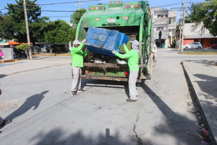Se presta de manera regular la recolección de desechos sólidos en Puerto Morelos