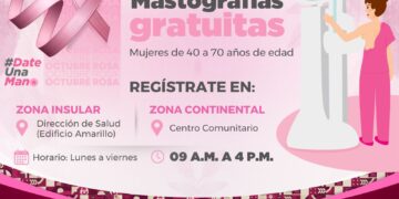 Ofrecerá gobierno de Isla Mujeres mastografías gratuitas durante Octubre Rosa