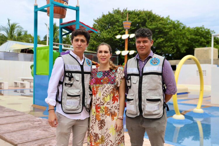 Supervisa Atenea Gómez segunda etapa de la obra del parque Zazil Há