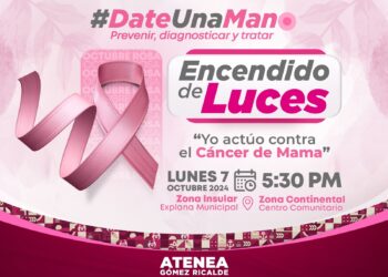 Invitan a familias de Isla Mujeres a sumarse al Encendido de Luces Rosa