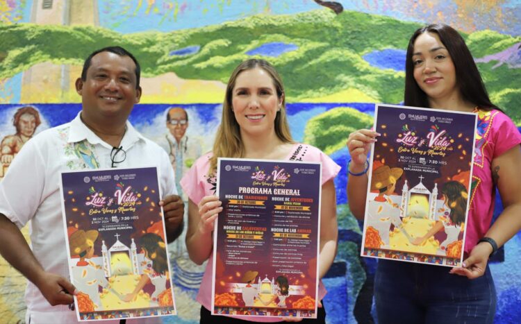 Anuncia Atenea Gómez nutrido programa del Festival Luz y Vida ‘Entre Vivos y Muertos 2024’