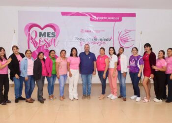 Organiza IMM de Puerto Morelos pláticas y jornadas de salud con motivos del mes rosa