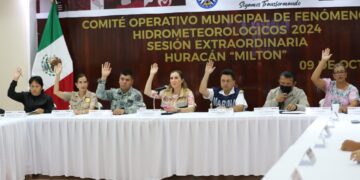 Clausuran Sesión Permanente del Comité Municipal para Fenómenos Hidrometeorológicos en Isla Mujeres