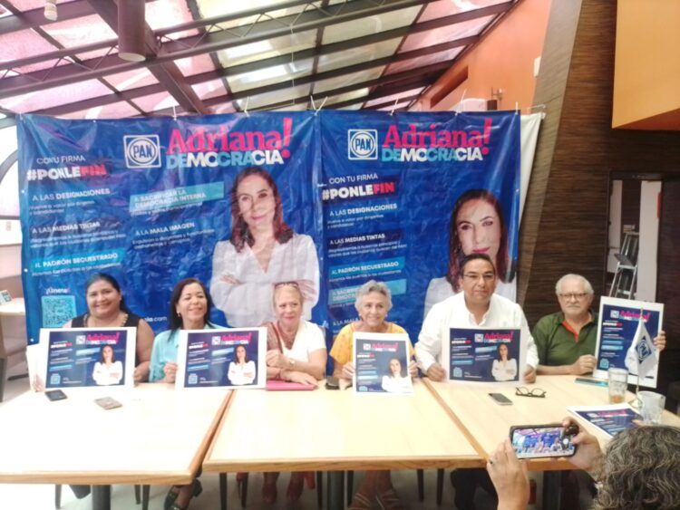 Panistas respaldan a Adriana Dávila para presidir el PAN